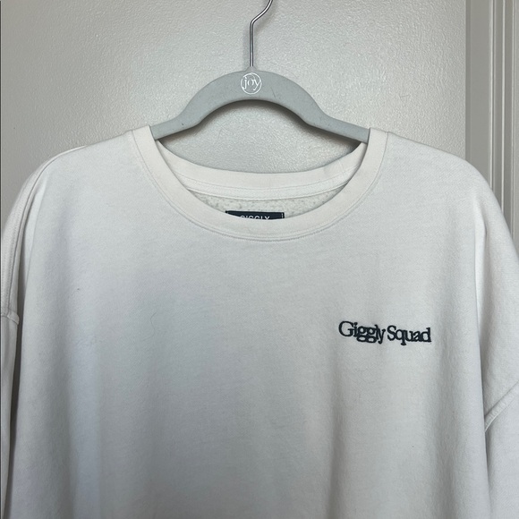Giggly Squad Cream Crewneck Sweatshirt - Picture 5 of 9